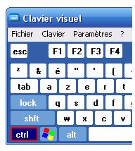 Clavier virtuel
